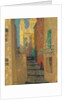 La rue de lEglise, Villefranche-sur-Mer, 1928 by Henri Le Sidaner