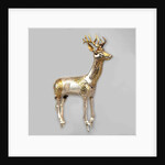 Stag (From Khashaat, Arkhangai Province, Mongolia), ca 700 by Khazar culture