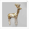 Stag (From Khashaat, Arkhangai Province, Mongolia), ca 700 by Khazar culture