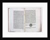 Double page of Theophan Prokopovichs treatise Truth about the Monarchs Will, 1722 by Historical Document