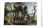 Rudolph of Habsburg and the Priest, ca 1625 by Jan Wildens