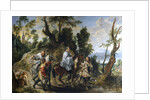 Rudolph of Habsburg and the Priest, ca 1625 by Jan Wildens