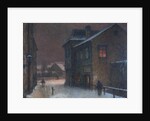 Street in snow, 1907-1909 by Jakub Schikaneder
