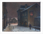 Street in snow, 1907-1909 by Jakub Schikaneder