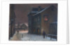 Street in snow, 1907-1909 by Jakub Schikaneder