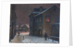 Street in snow, 1907-1909 by Jakub Schikaneder