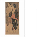 Couple in an Evening Shower, c. 1800 by Kitagawa Utamaro