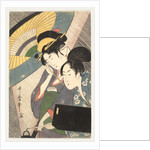 Two Women Under an Umbrella, 1790s by Kitagawa Utamaro
