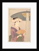 Woman Holding Up a Parasol, from the series Ten Types in the Physiognomic Study of Women, c. 1793 by Kitagawa Utamaro
