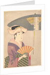 Woman Holding Up a Parasol, from the series Ten Types in the Physiognomic Study of Women, c. 1793 by Kitagawa Utamaro