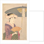 Woman Holding Up a Parasol, from the series Ten Types in the Physiognomic Study of Women, c. 1793 by Kitagawa Utamaro