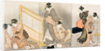 Double pillow. Triptych, ca 1794 by Kitagawa Utamaro