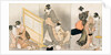Double pillow. Triptych, ca 1794 by Kitagawa Utamaro