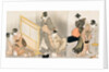 Double pillow. Triptych, ca 1794 by Kitagawa Utamaro