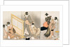 Double pillow. Triptych, ca 1794 by Kitagawa Utamaro