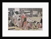 On top and beneath Ryogoku Bridge, c. 1796 by Kitagawa Utamaro