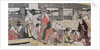 On top and beneath Ryogoku Bridge, c. 1796 by Kitagawa Utamaro