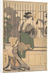 The Chiyozuru Teahouse (Shadows on the Shoji), 1790s by Kitagawa Utamaro