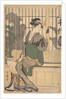The Chiyozuru Teahouse (Shadows on the Shoji), 1790s by Kitagawa Utamaro