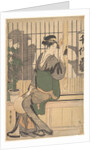 The Chiyozuru Teahouse (Shadows on the Shoji), 1790s by Kitagawa Utamaro