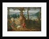 Landscape with Abraham and Isaac, Mid of 17th century by Jacob Grimmer