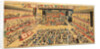 Odori-keiyo Edo-e no Sakae: Theatre interior with Shibaraku performance, 1858 by Utagawa Kunisada