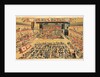 Odori-keiyo Edo-e no Sakae: Theatre interior with Shibaraku performance, 1858 by Utagawa Kunisada