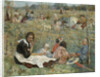Nanny with children, 1912 by Isaak Izrailevich Brodsky