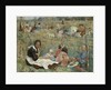 Nanny with children, 1912 by Isaak Izrailevich Brodsky