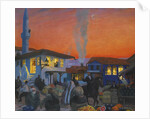 Bakhchisaray, 1917 by Boris Michaylovich Kustodiev
