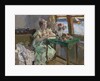 At the Window, 1918 by Konstantin Alexeyevich Korovin