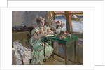 At the Window, 1918 by Konstantin Alexeyevich Korovin