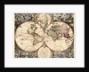 Orbis terrarum nova et accuratissima tabula, ca 1690 by Nicolaes Visscher