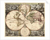 Orbis terrarum nova et accuratissima tabula, ca 1690 by Nicolaes Visscher