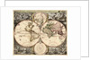 Orbis terrarum nova et accuratissima tabula, ca 1690 by Nicolaes Visscher