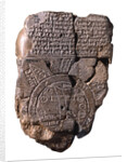 The Babylonian Map of the World, c. 510-c. 500 BC by Assyrian Art