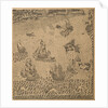 Peter the Greats Fleet at the Onega Bay, ca 1707 by Anonymous