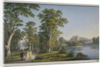 View of the Palace in Gatchina from the Park, 1753 by Gabriel Ludwig Lory the Elder