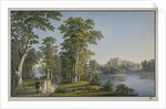 View of the Palace in Gatchina from the Park, 1753 by Gabriel Ludwig Lory the Elder