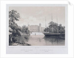View of the Palace in Gatchina from the Lake, 1850s by Carl Schulz