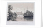 View of the Palace in Gatchina from the Lake, 1850s by Carl Schulz