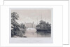 View of the Palace in Gatchina from the Lake, 1850s by Carl Schulz