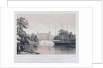 View of the Palace in Gatchina from the Lake, 1850s by Carl Schulz