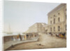 View of the Neva Embankment by the Old Hermitage Building, 1824 by Karl Petrovich Beggrov