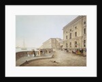 View of the Neva Embankment by the Old Hermitage Building, 1824 by Karl Petrovich Beggrov