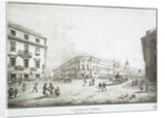 View of Sadovaya Street in Saint Petersburg, Mid of the 19th century by Karl Petrovich Beggrov