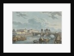 View of the Fontanka at the Obukhov Bridge, 1823 by Karl Petrovich Beggrov