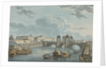 View of the Fontanka at the Obukhov Bridge, 1823 by Karl Petrovich Beggrov