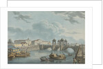 View of the Fontanka at the Obukhov Bridge, 1823 by Karl Petrovich Beggrov