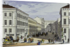 Millionnaya Street and Kotomin House in Saint Petersburg, First half of the 19th cent by Karl Petrovich Beggrov